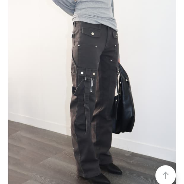 카고 로우라이즈 아일렛 스터드 패션 팬츠 원가 72000원