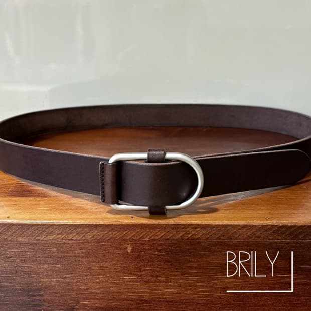 [Unisex] FAR 이태리 베지터블 통 소가죽 빈티지 벨트