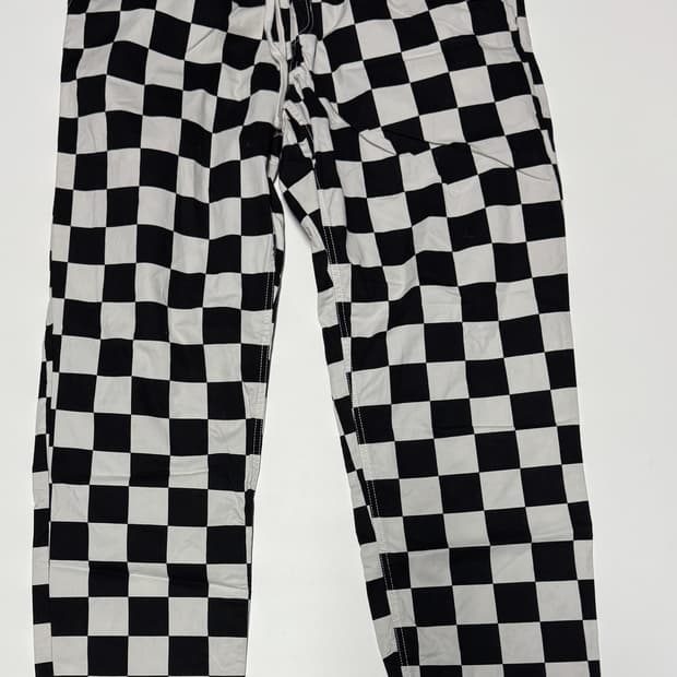 희귀매물!! 반스 vans 체커보드 밴딩 코튼팬츠 XL