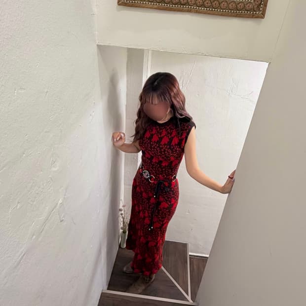 Karinca 포도넝쿨 울 니트 롱OPS