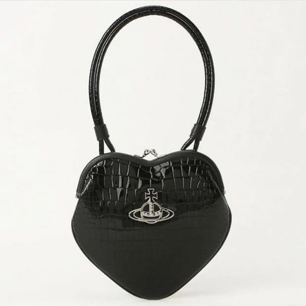 Bell Heart Frame Purse Bag