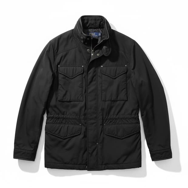 Polo Ralph Lauren safari jacket black L