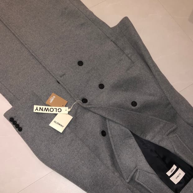 글로니 G WOOL COAT -LONG (GRAY) M