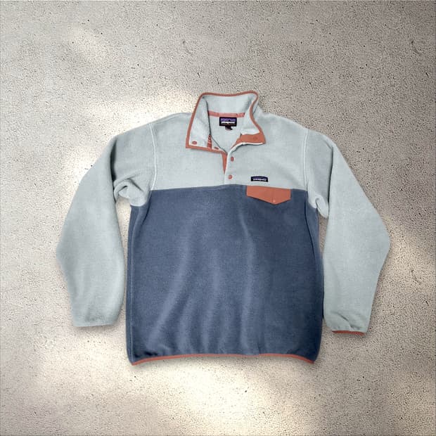 L사이즈) 파타고니아 신칠라 투톤  후리스 스냅티 라이트웨이트