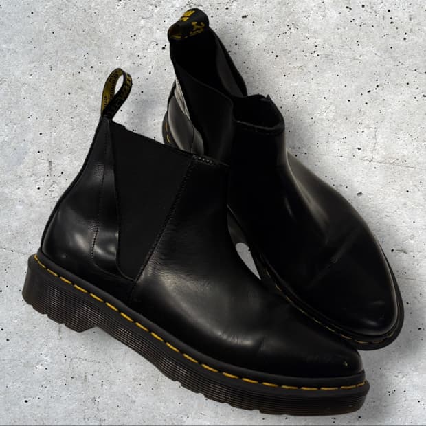 [250] 닥터마틴 US7 첼시 부츠 블랙