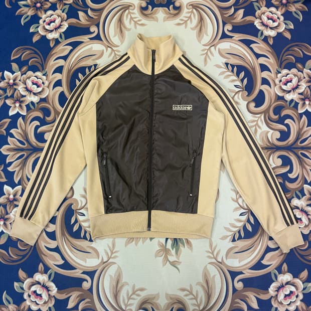 (L)00s 아디다스 스노우브레이커 트랙탑 져지(초코브라운)