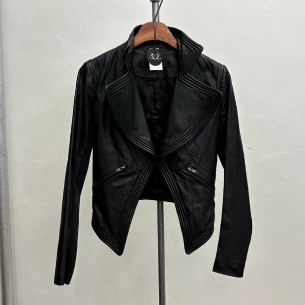 빈티지 가죽 자켓