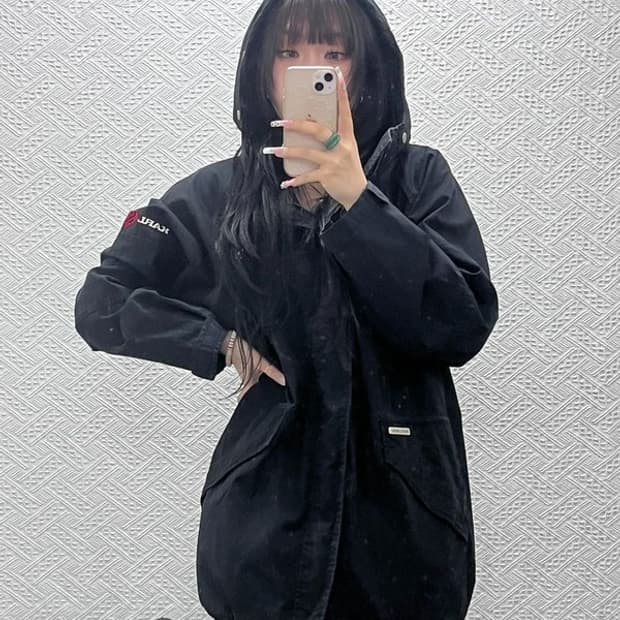 칼 카니 빈티지 밀리터리 사파리 오버핏 야상 자켓 M C11051