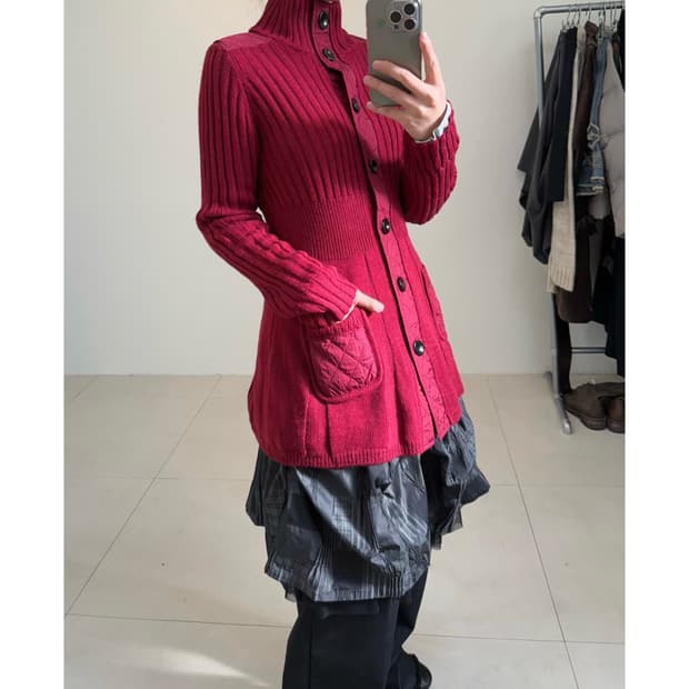 빈티지 니트 가디건