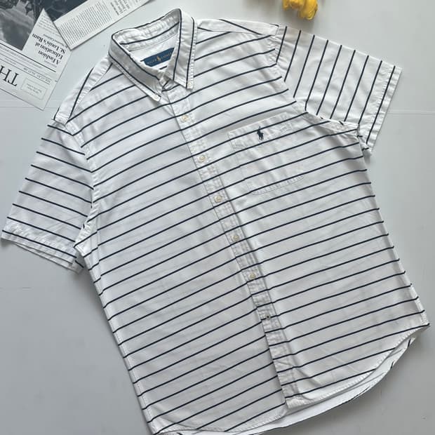 Polo 폴로랄프로렌 스트라이프 반팔 셔츠