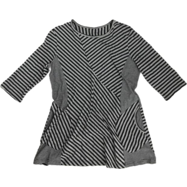 Japanese vintage stripe pocket t shirt