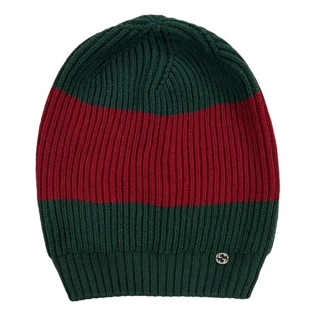 Gucci logo wool beanie