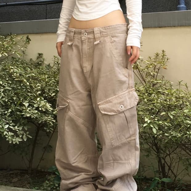 아워캐비넷 deep dying cargo pants