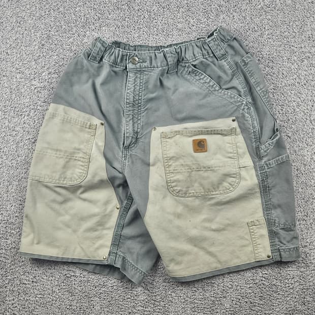 칼하트 코튼 카펜터 쇼츠 반바지 커스텀 (42"추정) / 12015