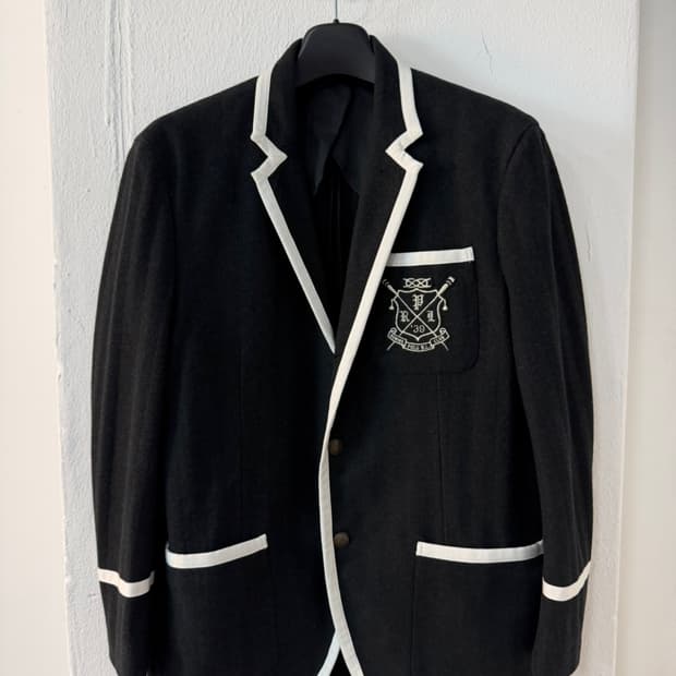 폴로 랄프로렌 와펜 헤링본 블레이져 자켓 