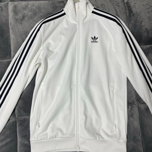 아디다스 파이어버드 져지 흰색 M