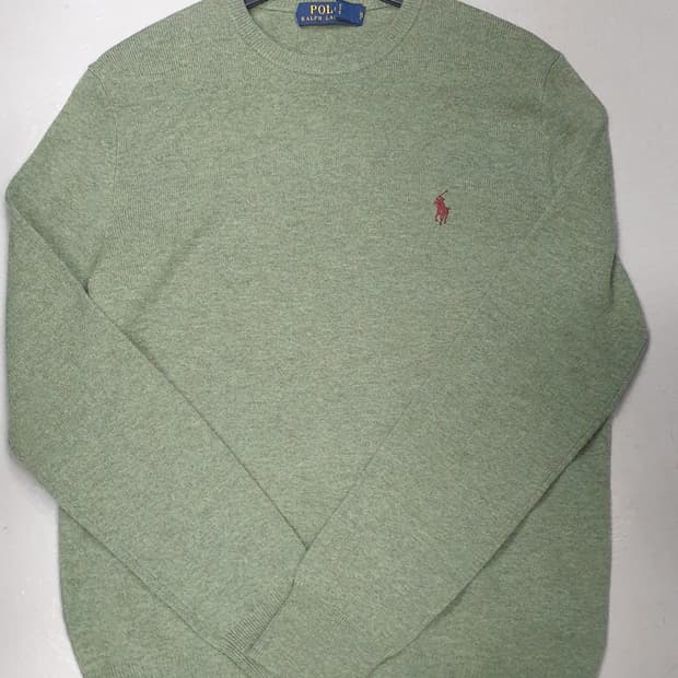 폴로 랄프로렌  메리노울 니트 XS 올리브
