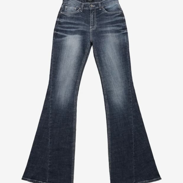 [새상품] 시너진 캣워싱 데님 팬츠 딥블루 S