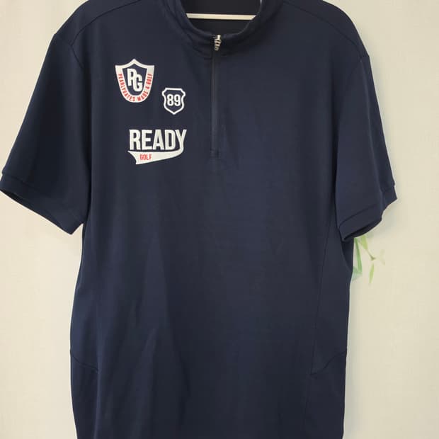 105)페리게이츠 네이비 골프 반팔 티셔츠