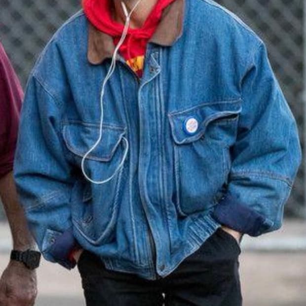 샤이야 라보프 리바이스 청자켓 XL