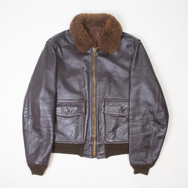70s G-1 카우 레더 플라이트 자켓