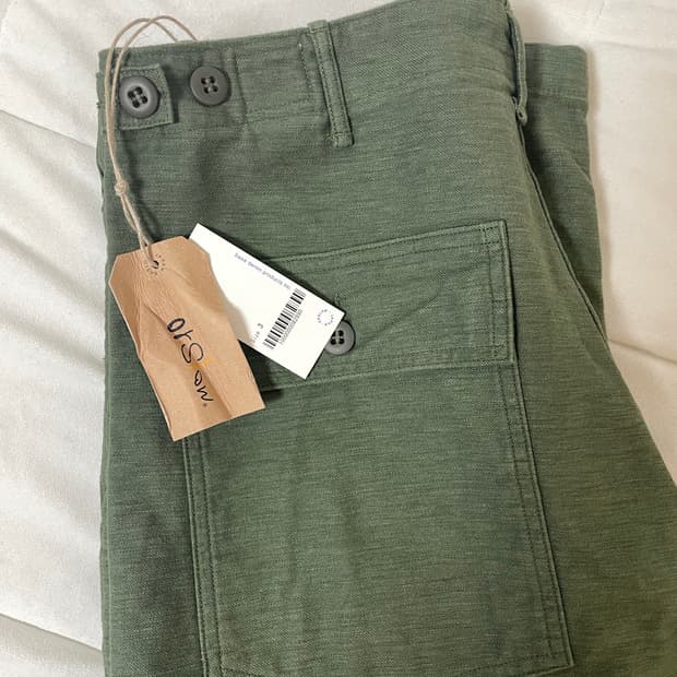 Orslow 퍼티그 팬츠 새상품 사이즈 3