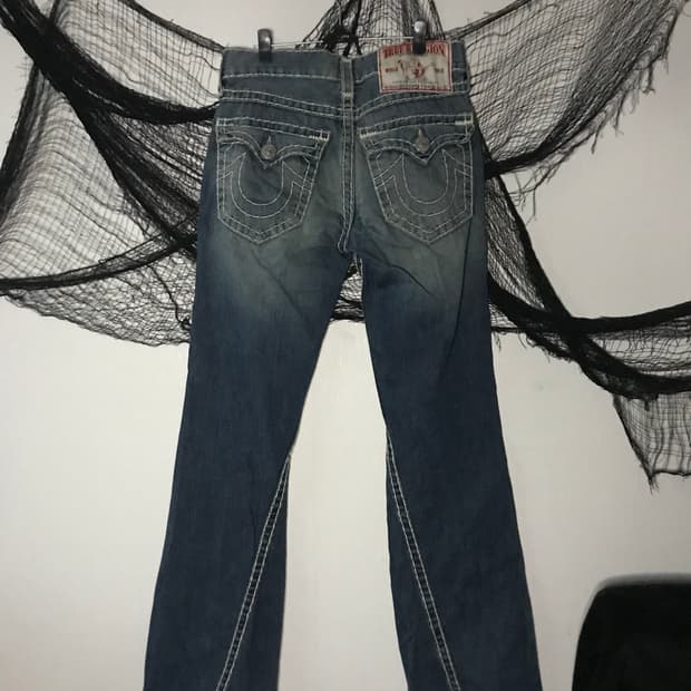 True religion 00s stitch bootscut jeans 
