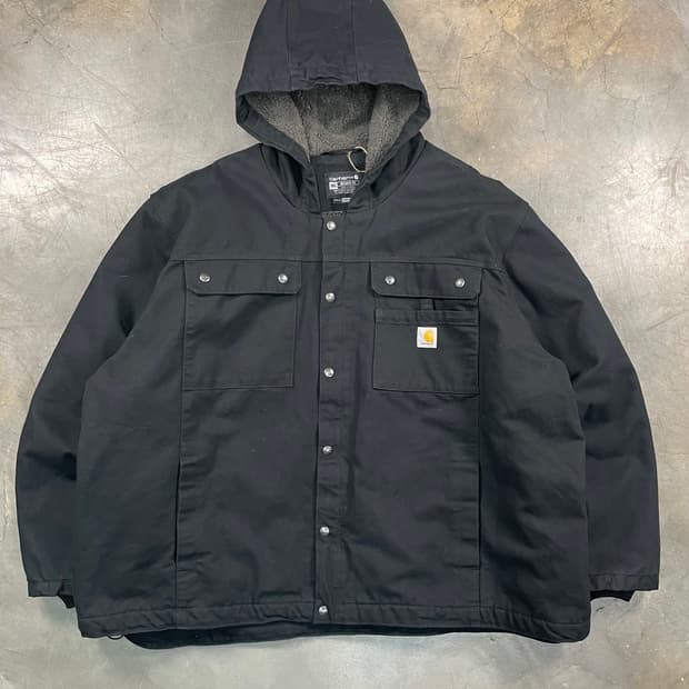 칼하트 발렛 쉐르파 후드 워크 자켓