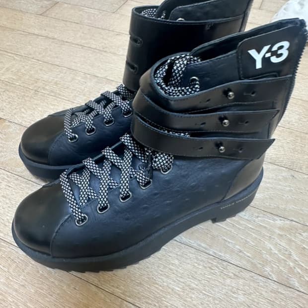 Y-3 레더 부츠 블랙 240