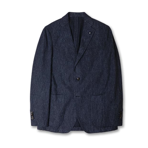 라르디니 [Lardini] 네이비 텍스처드 부클 이태리 스포츠 자켓