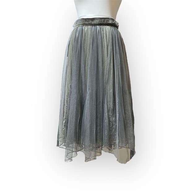 그레이 믹스 샤 스커트