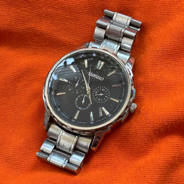 vintage diniho metal watch 
