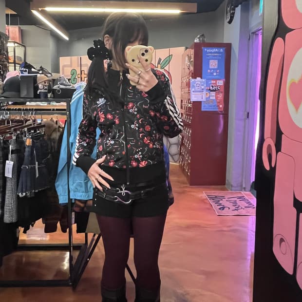 아디다스 트랙탑 크롭 져지 블랙