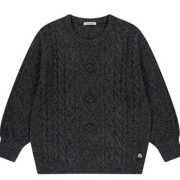 코이세이오 니트 차콜