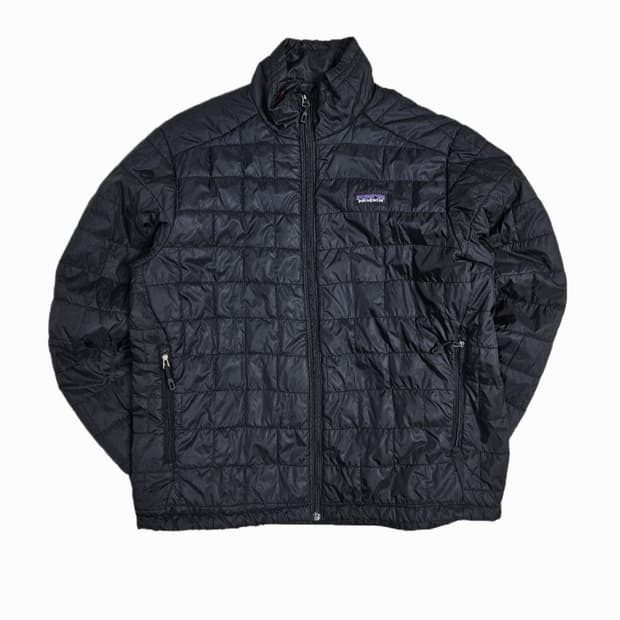 [XL] 파타고니아 블랙 나노 퍼프 스탠넥 자켓