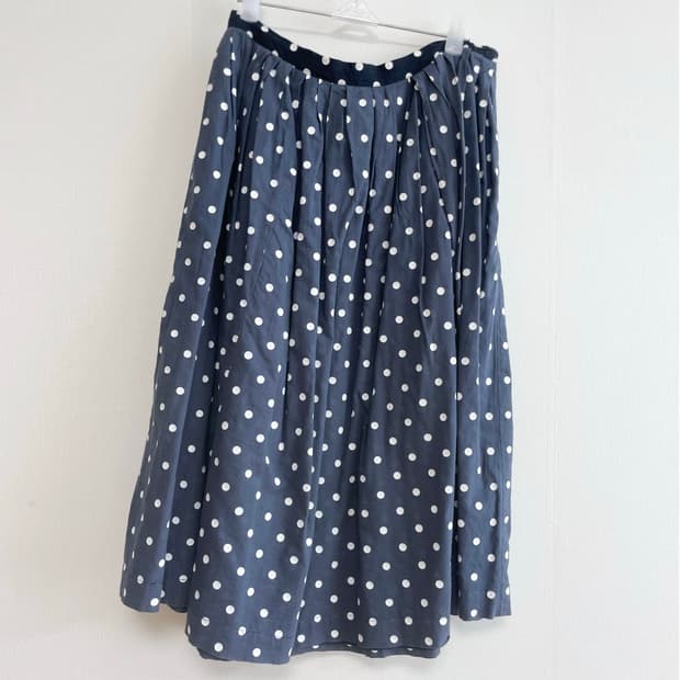 comme des garcons dot skirt