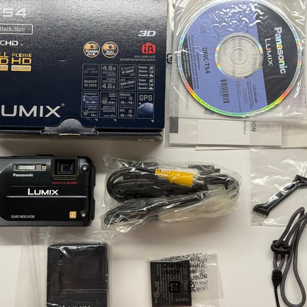 파나소닉 루믹스 DMC-TS4 방수 카메라 풀박스