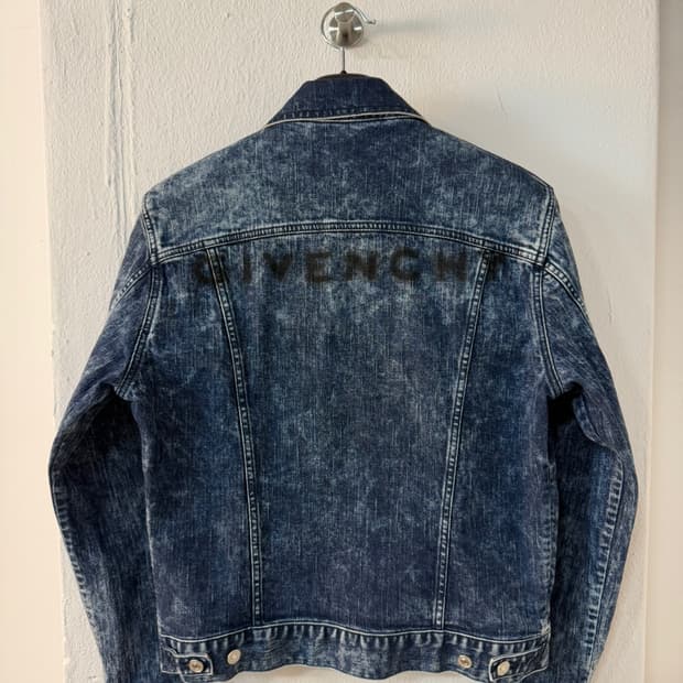 지방시 로고 데님 자켓 