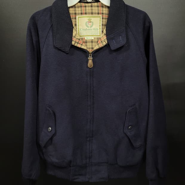 Graham Hill 울 블루종 자켓