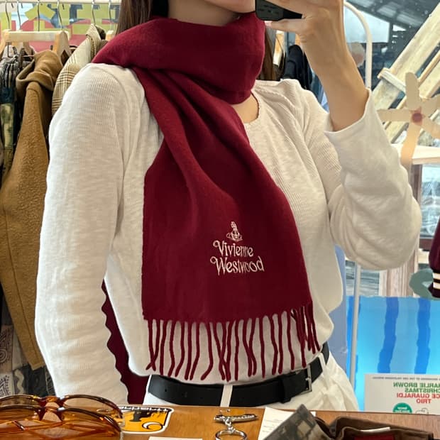VIVIENNE WESTWOOD wool 100% Muffler