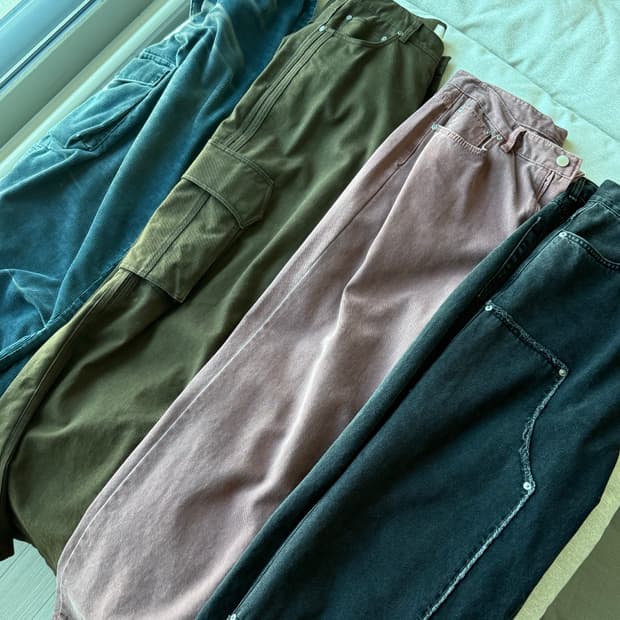 ETCE,가든익스프레스,인템포무드 바지 한번에 팝니다