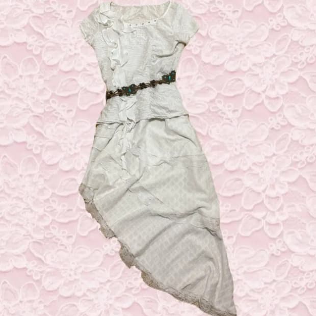 (단품구매가능)빈티지 보헤미안 화이트 레이스 코디셋