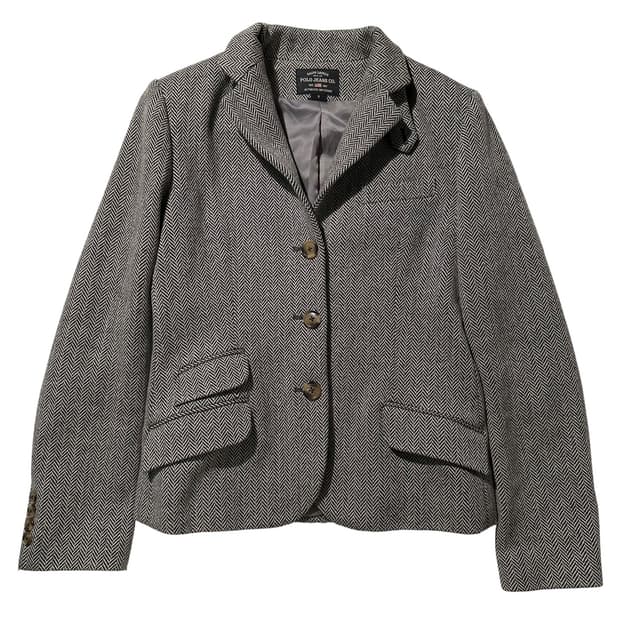 폴로 진스 컴퍼니 랄프로렌 헤링본 싱글 블레이저 자켓