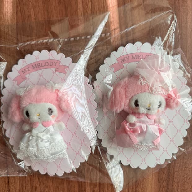 마이멜로디 레이디 생일 브로치 인형