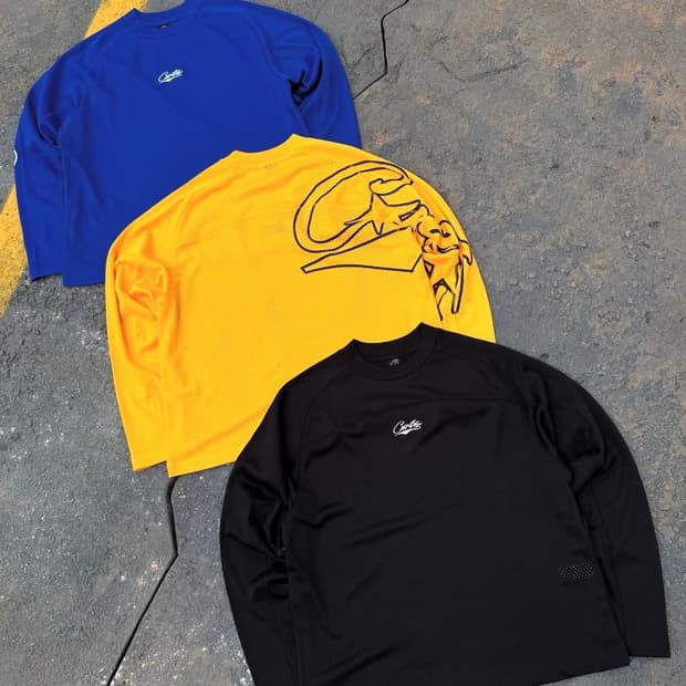 Crtz 코르테이즈 corteiz 메쉬 저지 롱슬리브 블랙