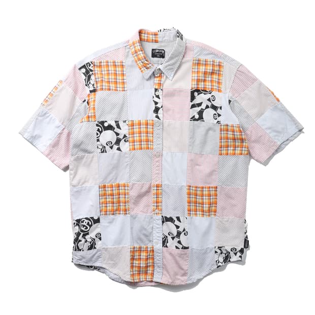 스투시 STUSSY Patchwork S/S Shirt