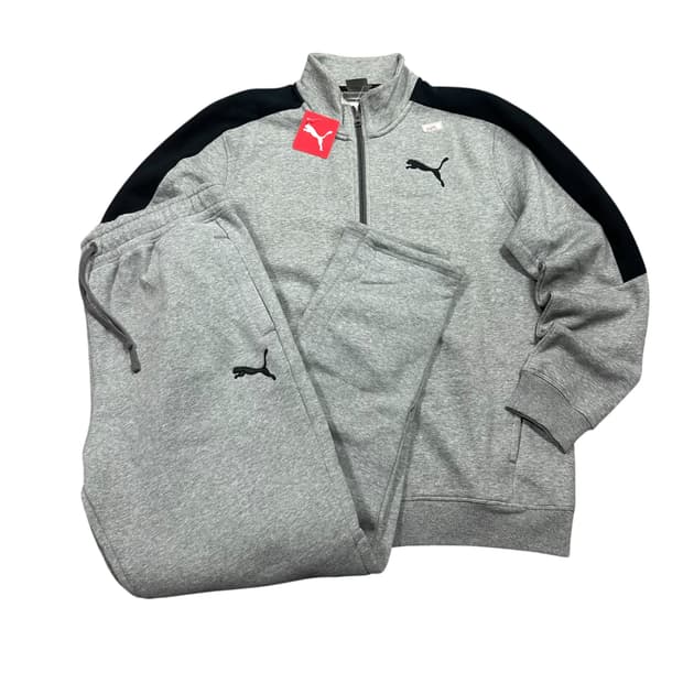 ✨ (세트 새상품) 푸마 기모 트레이닝 집업 세트