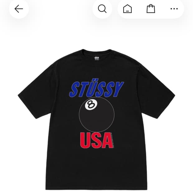 스투시 USA 티셔츠