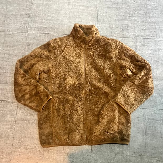 Uniqlo 유니클로 올드스쿨아메카지 베어 후리스자켓 브라운