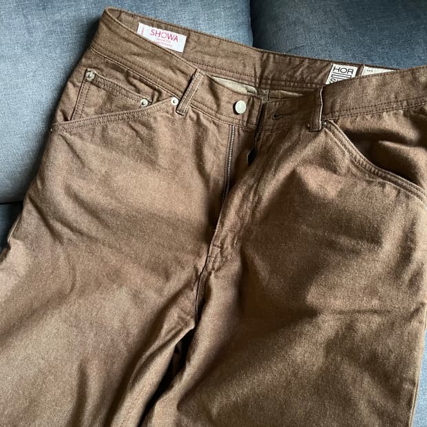 Blueborn WIde Tapered Color Denim Pants